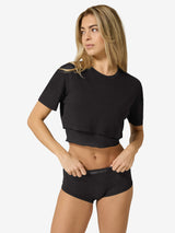 SUPER.NATURAL CROP TEE NAISTEN KEVYT MERINOPAITA