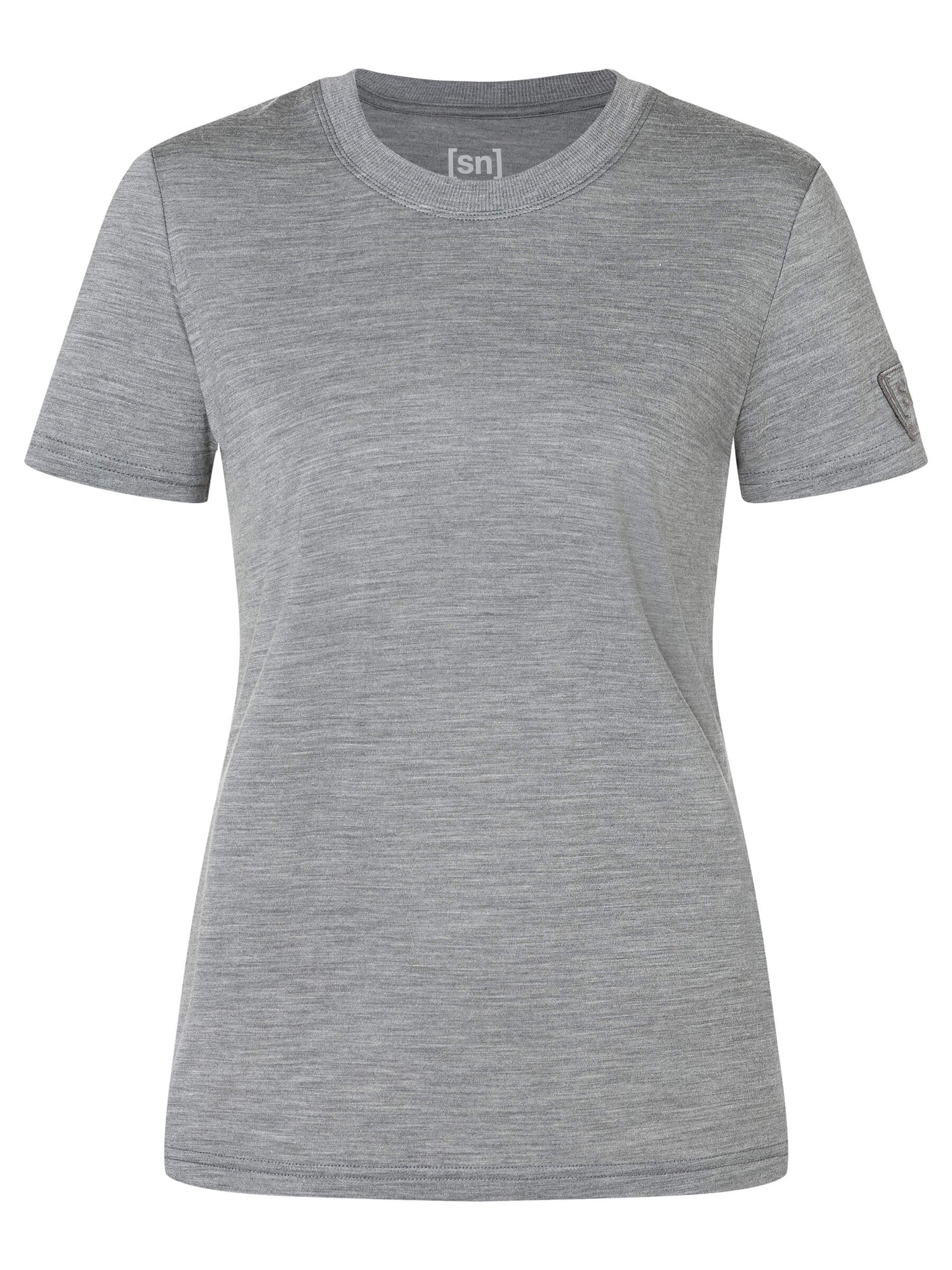 NAISTEN CASUAL RIB BIO J TEE MERINOVILLAINEN T-PAITA