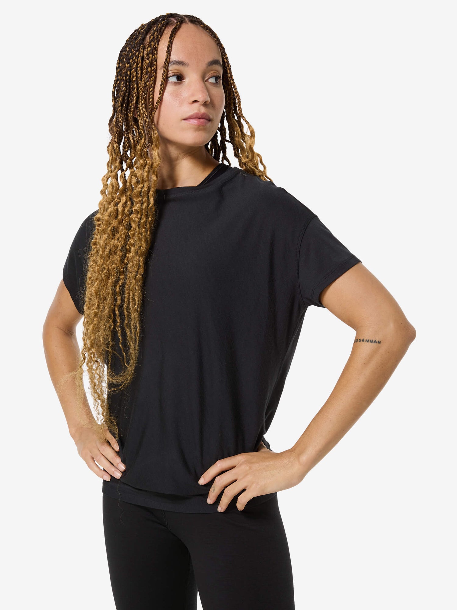 NAISTEN YOGA LOOSE BIO J MERINO T-PAITA