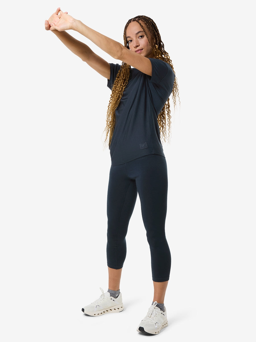 NAISTEN YOGA LOOSE BIO J MERINO T-PAITA