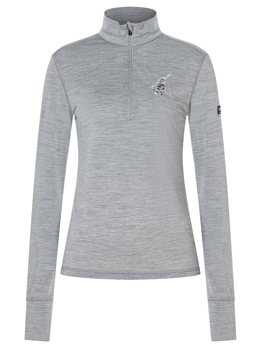 NAISTEN TUNDRA175 ZIP 1/4 BUNNY MERINOVILLAINEN KERRASTOPAITA
