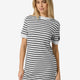 Fresh White/Navy Stripe