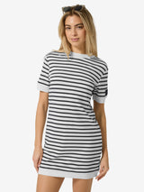 SUPER.NATURAL CASUAL STRIPE BIO DRESS NAISTEN MERINOMEKKO
