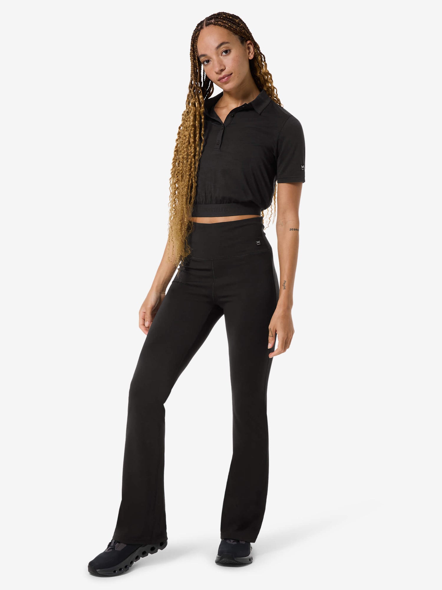 SUPER.NATURAL CROP POLO NAISTEN KROPATTU T-PAITA