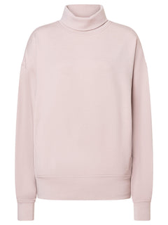 Naisten Rolling Roll Neck merinopusero, väri Dusty Rose – tuotekuva edestä