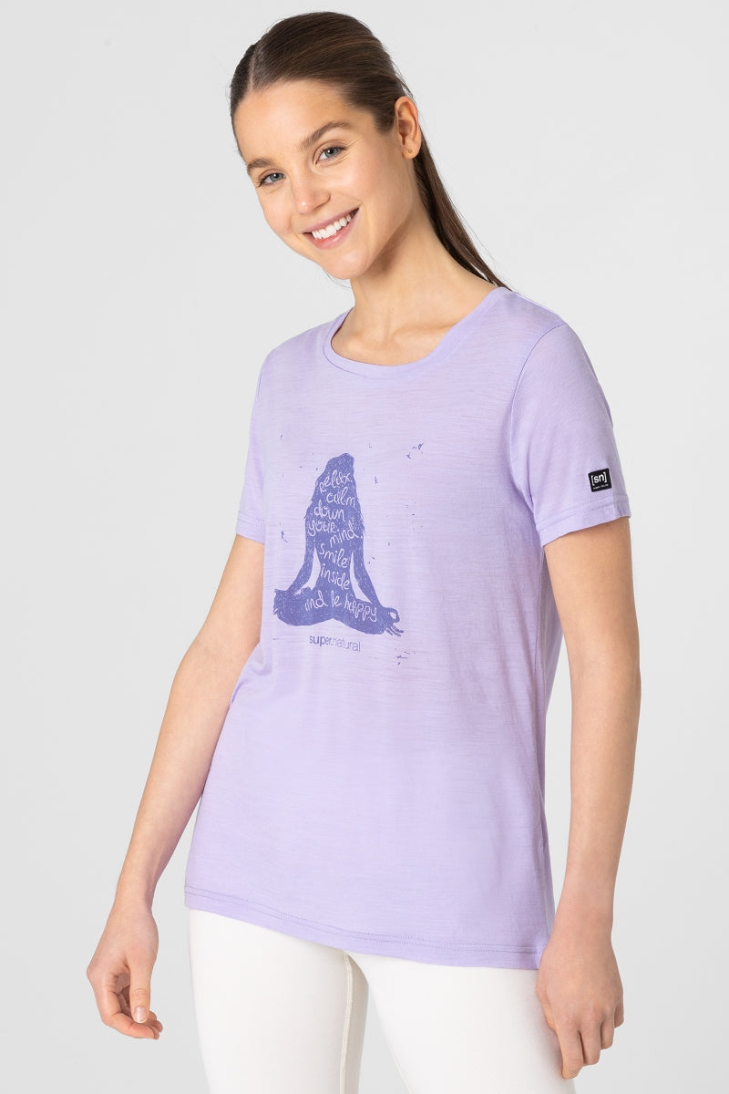 NAISTEN BE HAPPY TEE MERINO T-PAITA