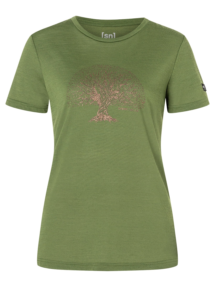 NAISTEN TREE OF KNOWLEDGE MERINO T-PAITA