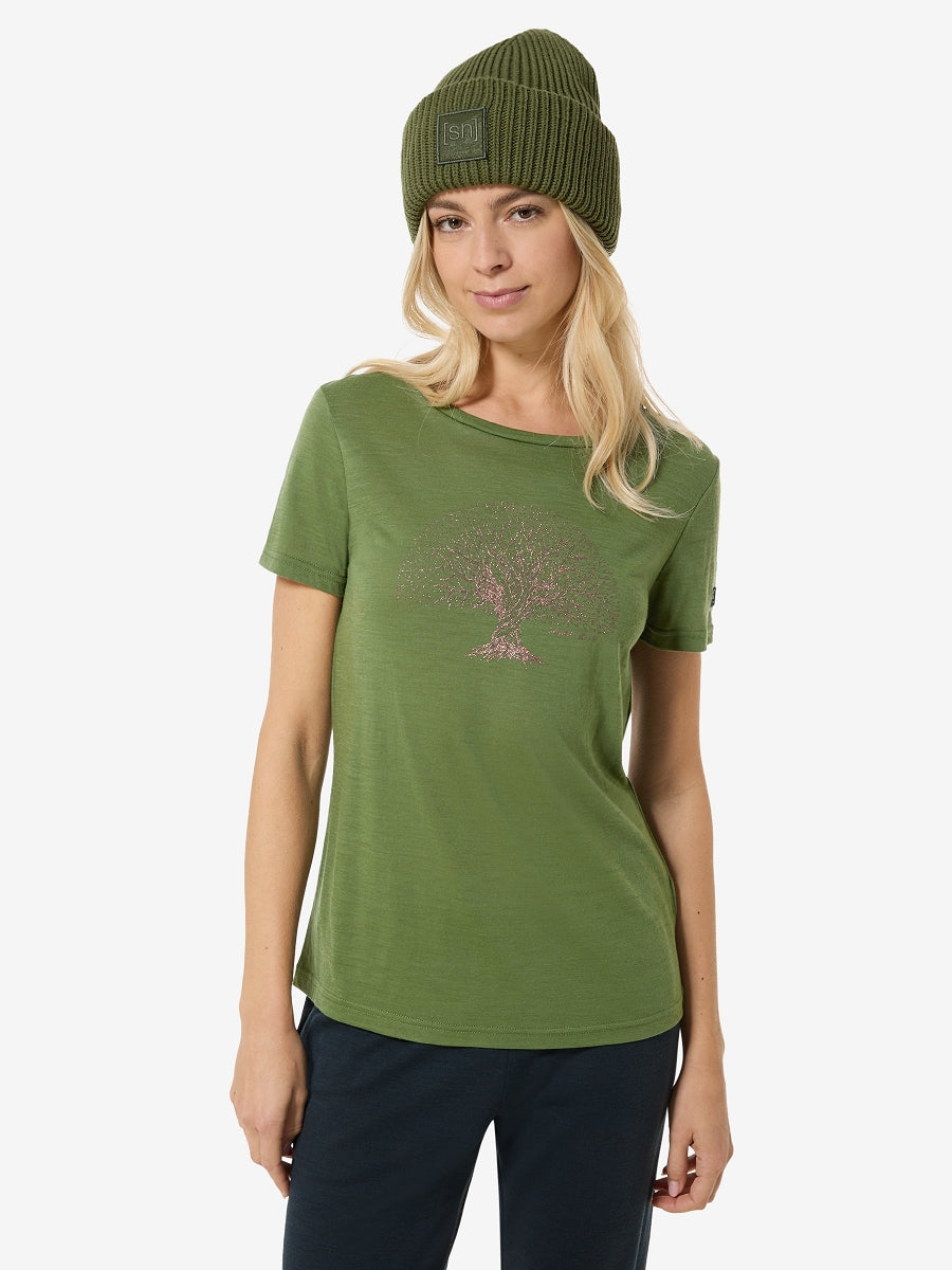 NAISTEN TREE OF KNOWLEDGE MERINO T-PAITA