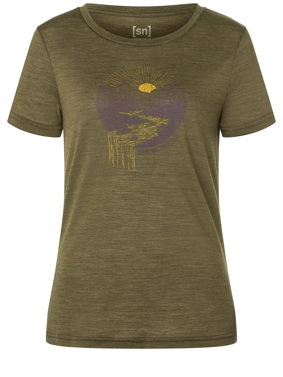 W WATERFALL TEE