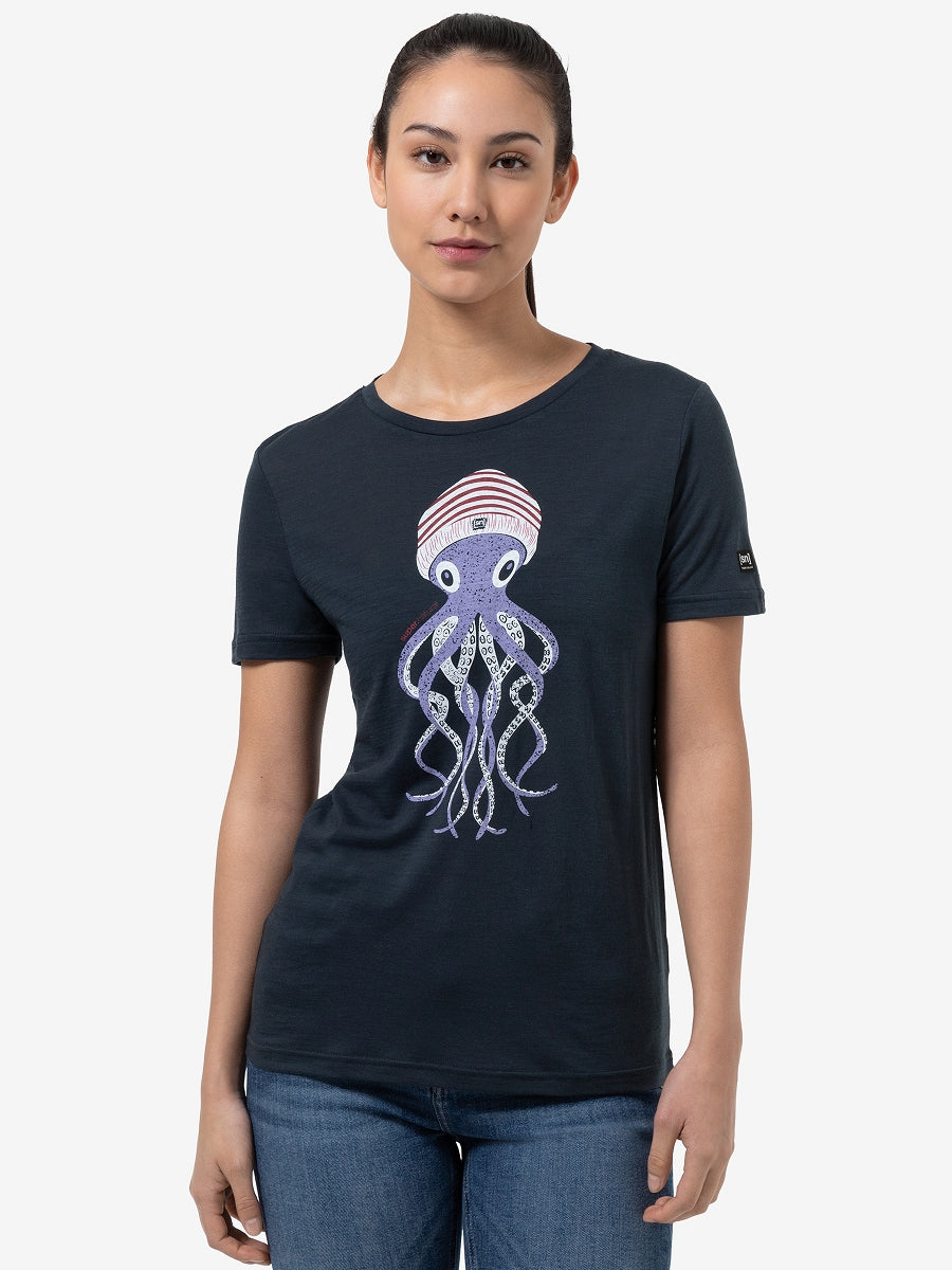 NAISTEN OCTOPUSSY TEE MERINO T-PAITA