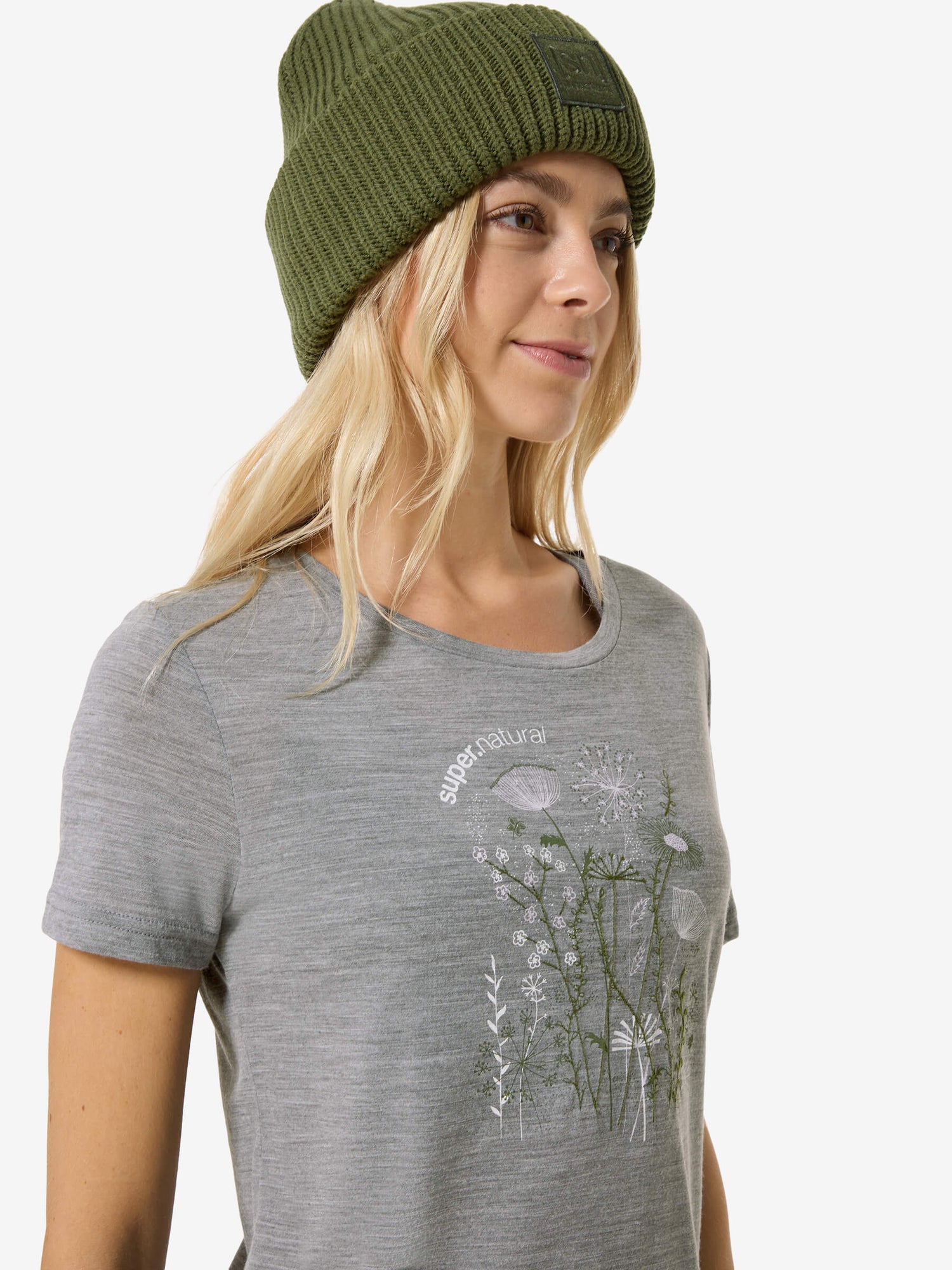 NAISTEN ROCK FLOWERS TEE MERINO T-PAITA