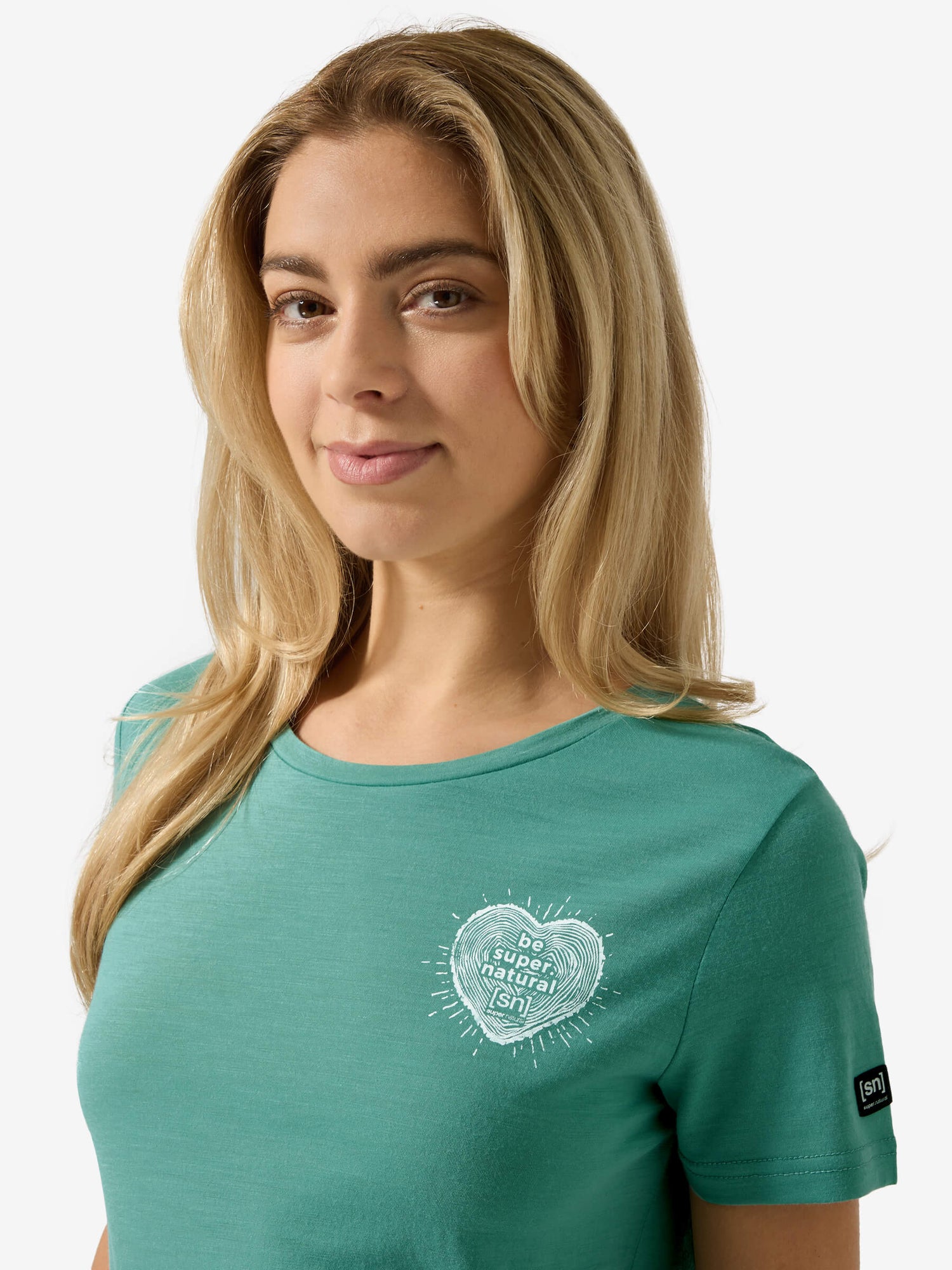 NAISTEN LITTLE HEARTWOOD TEE MERINO T-PAITA