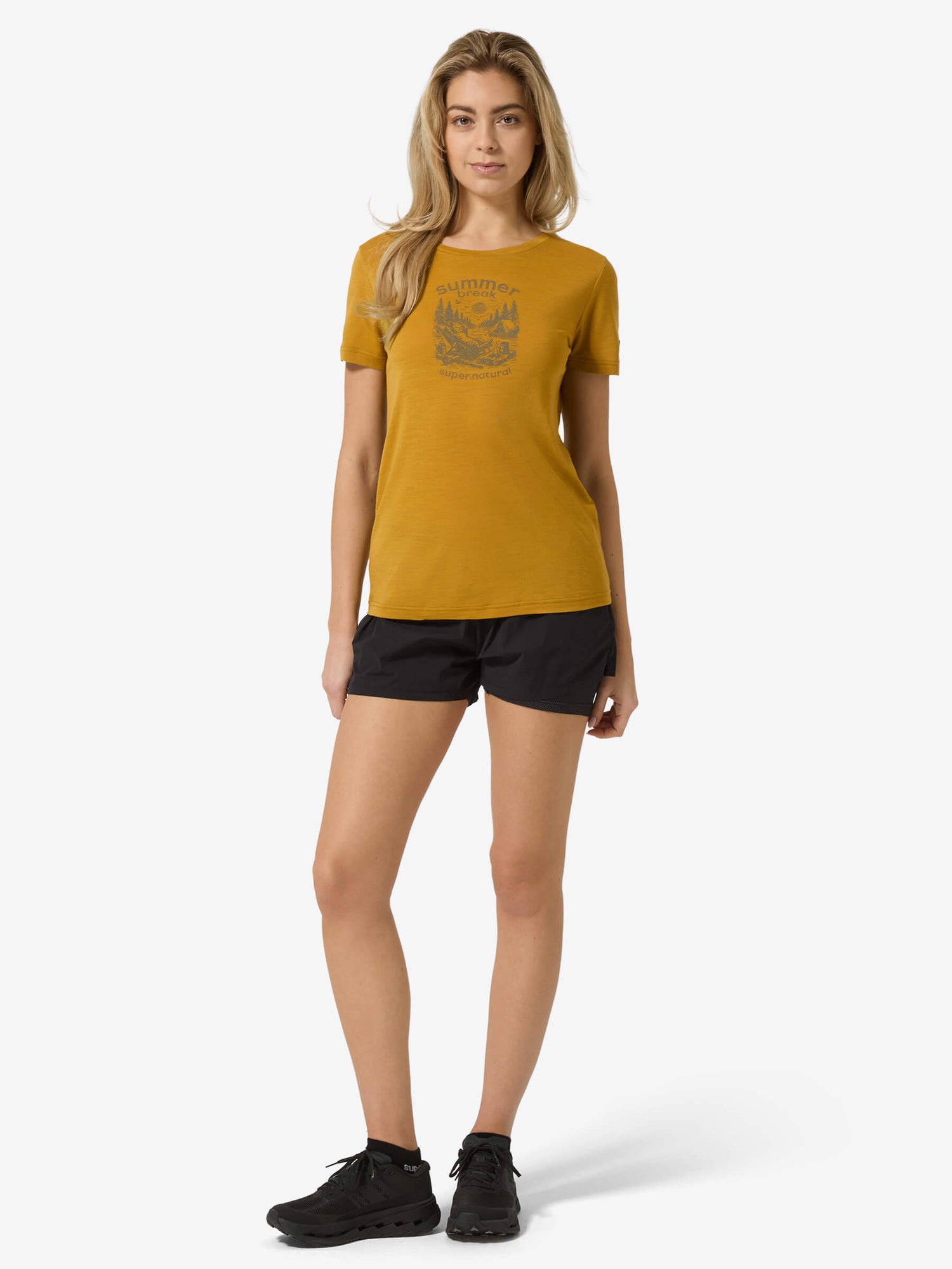 SUPER.NATURAL SUMMER BREAK TEE NAISTEN T-PAITA