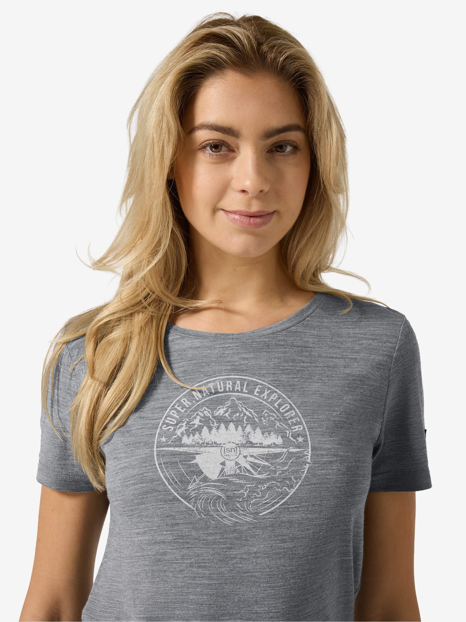 SUPER.NATURAL EXPLORING TEE NAISTEN T-PAITA