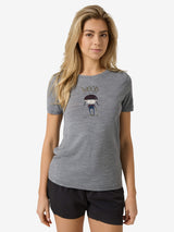 SUPER.NATURAL WOOD CRAFTINE TEE NAISTEN T-PAITA