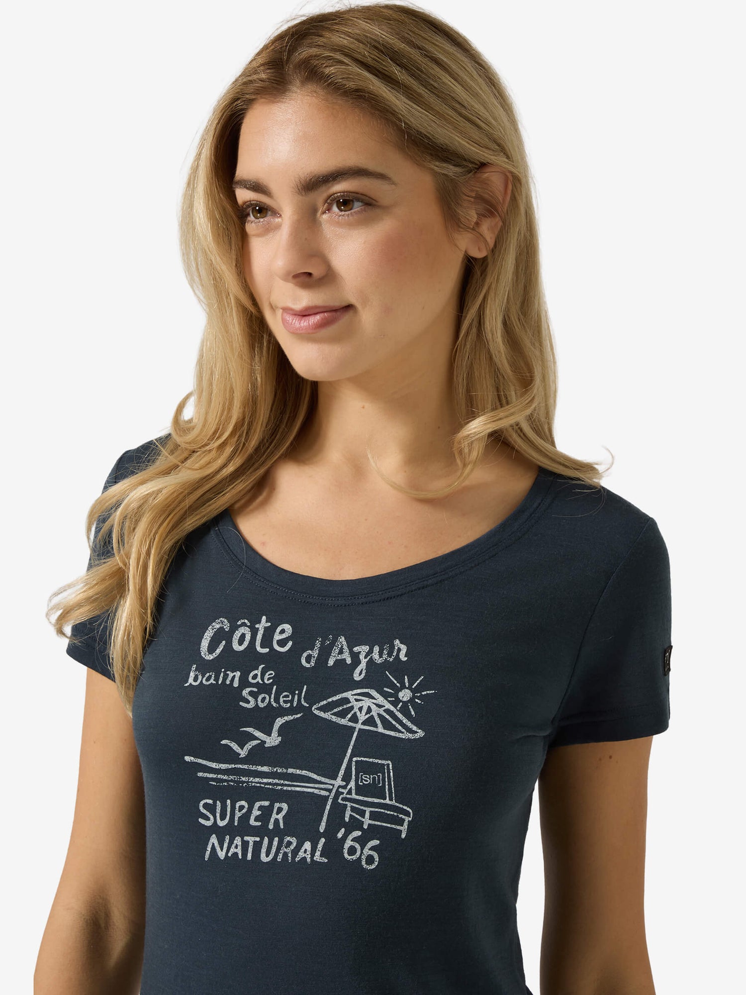 SUPER.NATURAL COTE D'AZUR TEE NAISTEN MERINOPAITA
